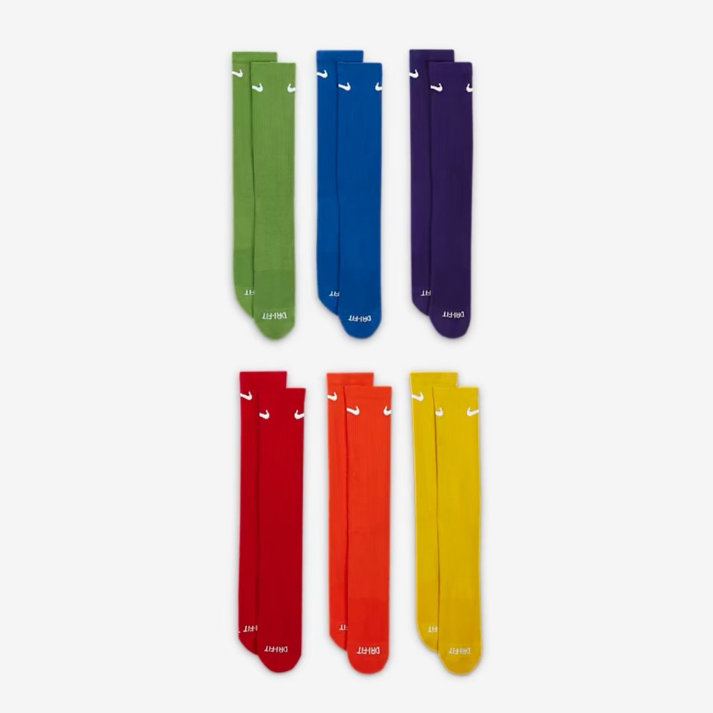 Nike Everyday Plus Cushioned
Training Crew Socks (6 Pairs) - Picture 2 of 16